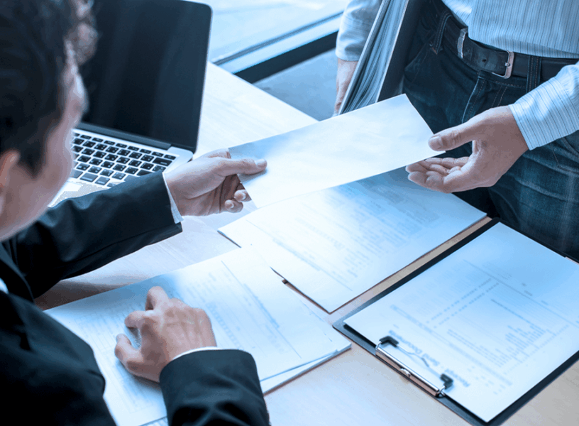 LLC manager handing over documents after dismissal