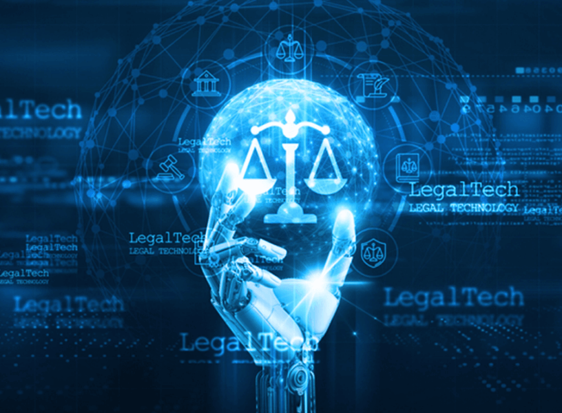 Digital legal technology representing new arbitration award ratification procedures in the UAE