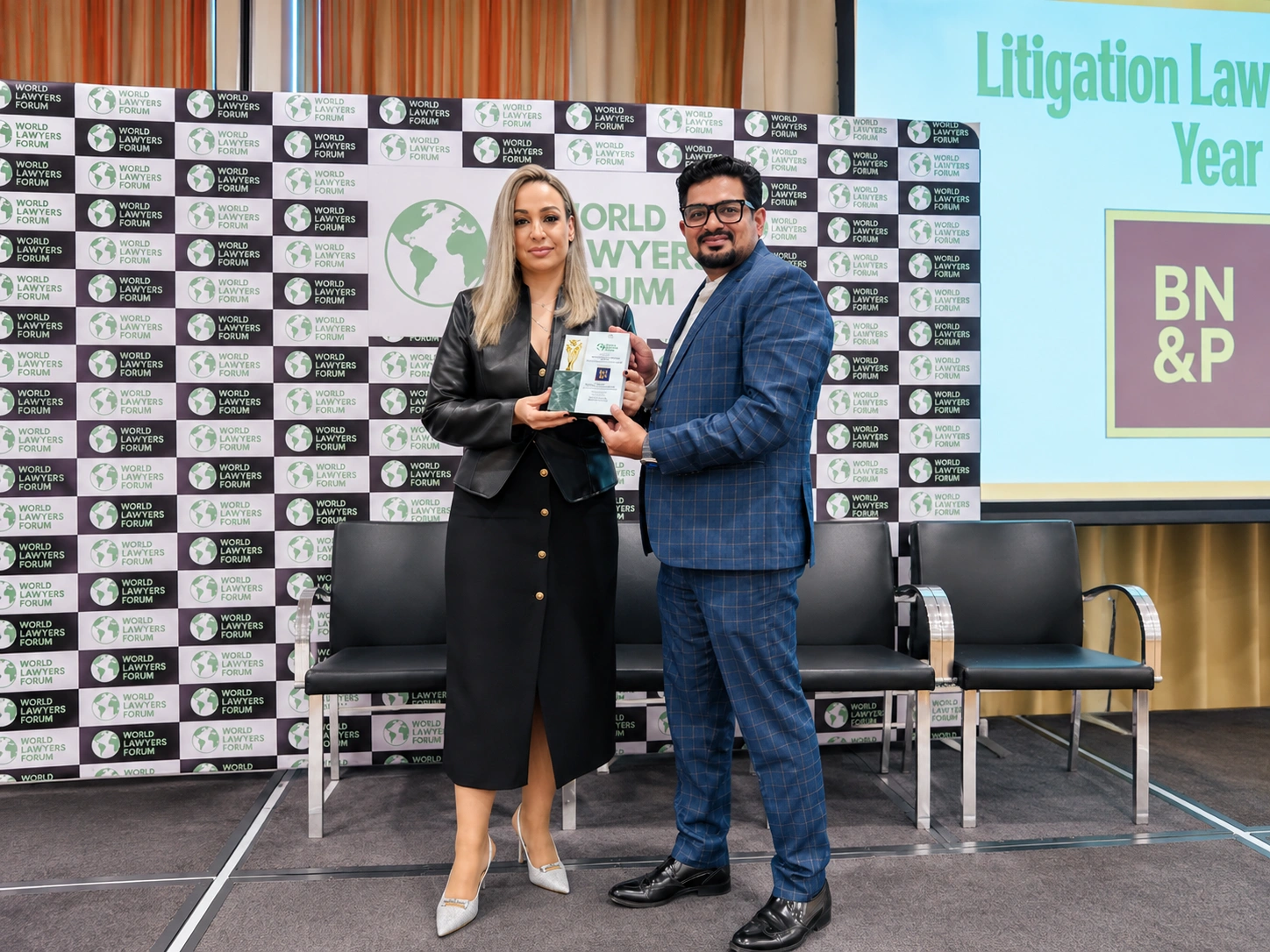 Dr Ghada Fayek receives Woman Lawyer of the Year at World Lawyers Forum 2026