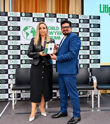 Dr Ghada Fayek receives Woman Lawyer of the Year at World Lawyers Forum 2026
