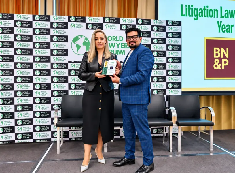 Dr Ghada Fayek receives Woman Lawyer of the Year at World Lawyers Forum 2026