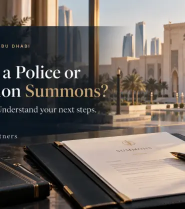 Criminal Case in Abu Dhabi_ What Should You Do If a Complaint Is Filed or You Are Summoned by the Police or Public Prosecution_