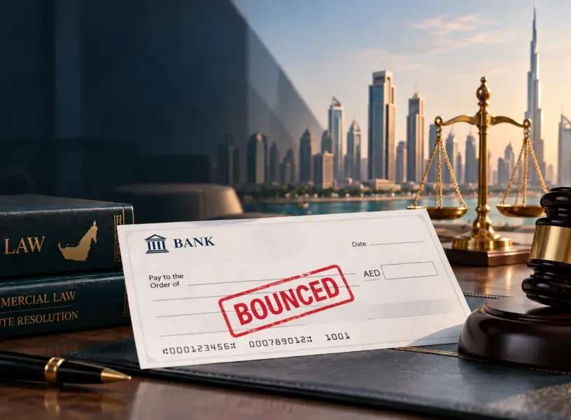 Dubai Legal Finance Desk at Golden Hour