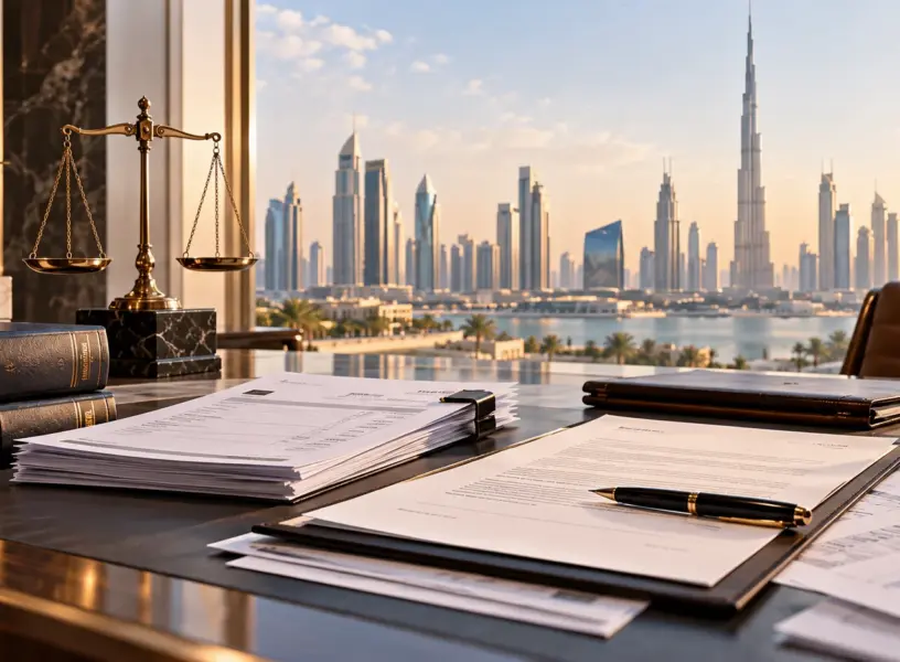 Luxury Legal Office Overlooking Dubai